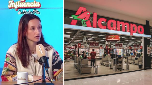 Almu Carrión (23 años), influencer, no se corta al hablar de su experiencia como cajera en Alcampo: “era espantoso, me salió urticaria del estrés”