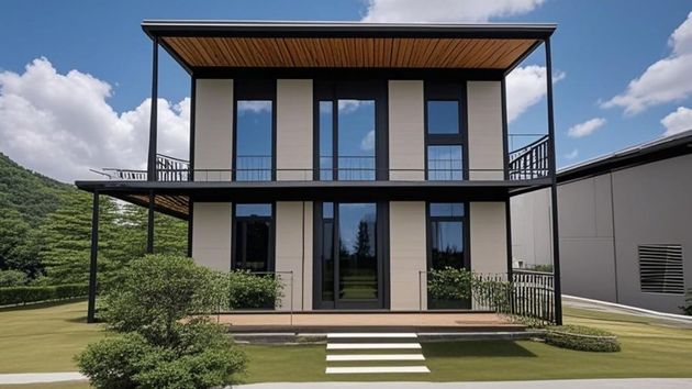 La casa prefabricada más vendida en Amazon: tiene 2 plantas, es de acero y cuesta menos de 14.000 euros