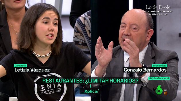 Letizia Vázquez (21 años), camarera: “Somos el país de los bares, donde cada vez cobramos menos y trabajamos más. La precariedad se ceba con las mujeres y los jóvenes”