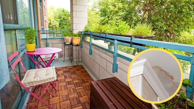 Una vecina se libra de pagar 6.652,39 euros por las filtraciones de su terraza al piso inferior: fue un fallo estructural, no de mantenimiento de la propietaria