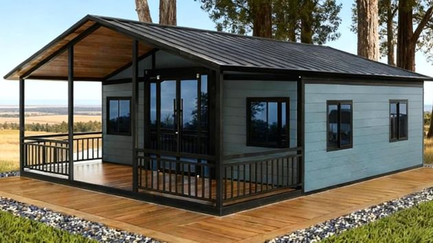 La casa prefabricada más vendida en Amazon: es plegable, incluye paneles solares y cuesta menos de 14.800 euros