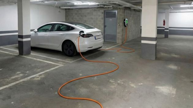 El Tribunal Supremo confirma que instalar un punto de recarga para coche eléctrico en el garaje no necesita el permiso de la comunidad, aunque el cable pase por zonas comunes