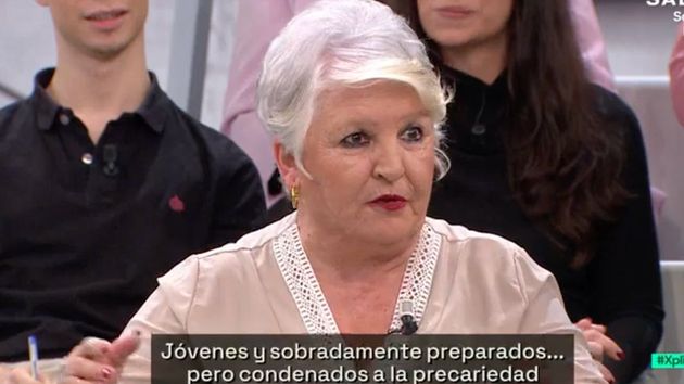 Siciliana Elbar, pensionista, a los jóvenes: “la inteligencia artificial os va a barrer a todos. No les importáis a nadie, como los pensionistas”