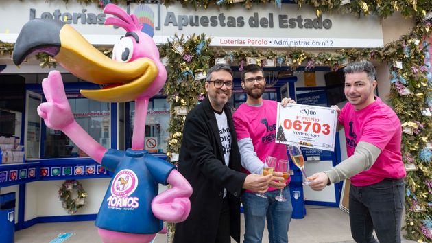 El 6.703 reparte el primer premio del Sorteo del Niño en más de 40 provincias