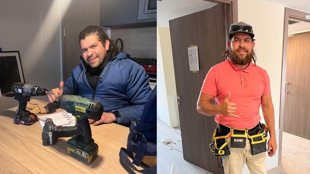 Gabriel, carpintero venezolano, habla claro sobre su sueldo: “De empezar cobrando menos de 90 euros al día haciendo mudanzas, a facturar 6.000 euros. Se me quedan unos 3.500 euros limpios al mes”