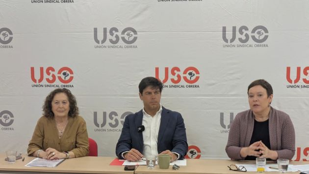 Joaquín Pérez, secretario general de USO: "La inmensa mayoría de los españoles no tiene un colchón económico y vive al borde del abismo"