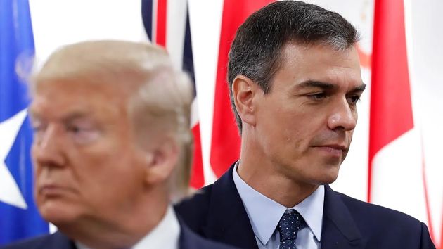 Trump plantea la expulsión de España de la OTAN: se filtra un email que lo confirma y Sánchez responde, "trabajamos sobre documentos oficiales"
