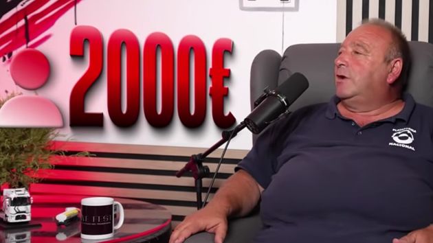 Manuel Gómez, camionero veterano: “no es rentable, facturamos 8.000 euros y apenas queda dinero, así no hay jubilación ni futuro”
