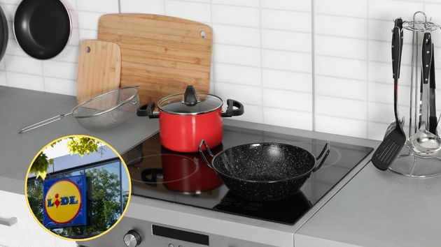 Lidl lanza el accesorio barato con el que proteger la vitrocerámica y ganar espacio en la encimera de la cocina