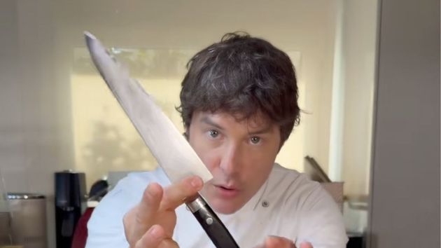 Jordi Cruz (47 años), chef: "Para un samurái su alma era su katana; para un cocinero es su cuchillo y hay que mantenerlo en buenas condiciones"