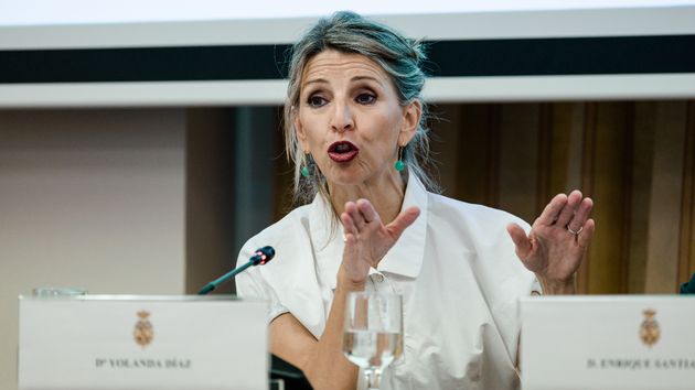 Yolanda Díaz asegura que el nuevo registro horario será aprobado y avanza, aunque no confirma fechas