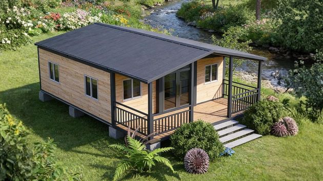 Amazon liquida esta casa prefabricada de lujo con 3 dormitorios, 2 baños completos y porche por menos de 8.000 euros