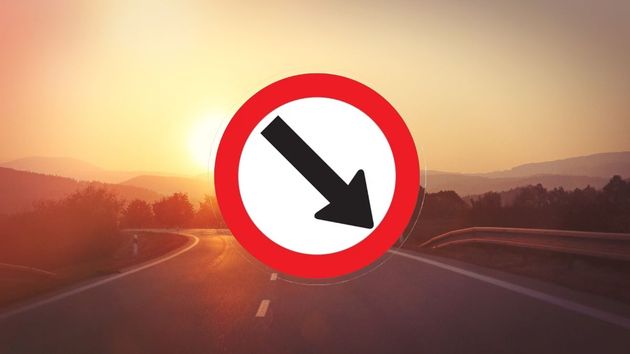 Qué significa esta señal de tráfico con una flecha que apunta hacia la esquina inferior derecha y por qué es tan importante