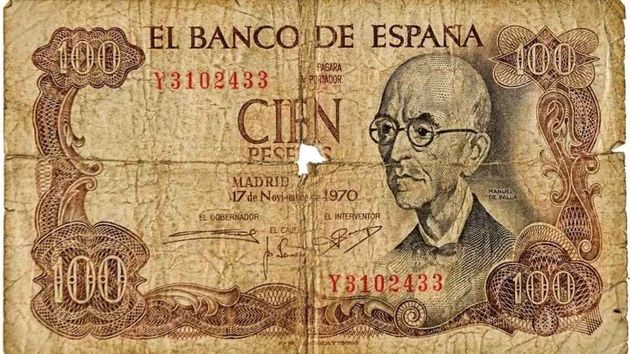 Busca en los cajones este billete de 100 pesetas: puede venderse por 12.000 euros y quizá lo tienes olvidado en casa