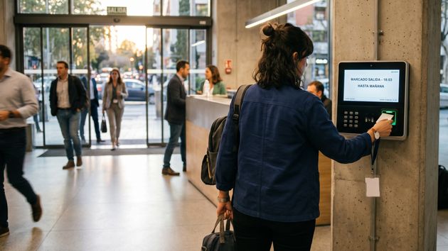 Le suspenden 16 días de empleo y sueldo por irse 20 minutos antes del trabajo y falsear el registro horario para ocultarlo: decía que tenía ansiedad