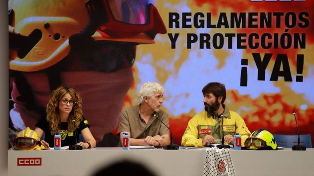 CCOO convoca una manifestación para denunciar la falta de medios y seguridad de los bomberos forestales ante la campaña de incendios