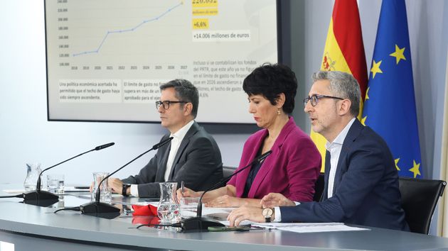 El Gobierno sube el techo de gasto hasta 226.032 millones de euros para los PGE de 2027: “pocas imágenes reflejan mejor el crecimiento del país”