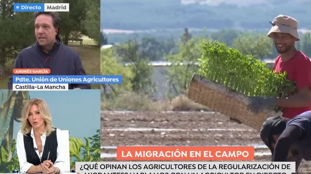 Andrés, agricultor, se queja de la regularización de inmigrantes: "No tenemos la capacidad económica de contratarlos por un año"
