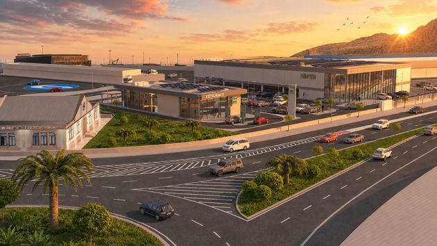 El Puerto de Almería anuncia la construcción de un gran área comercial con 156 aparcamientos y un restaurante