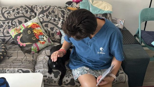 Anaïs, veterinaria a domicilio: “Muchos lo pasan muy mal durante el transporte o en la sala de espera. En casa, están mucho más relajados”