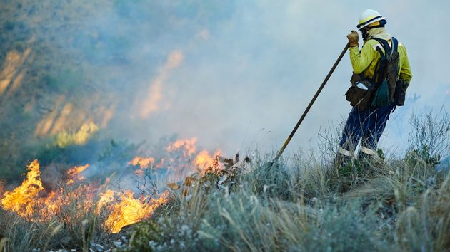 Un bombero fuera de servicio apaga un incendio y consigue identificar al responsable: un pescador de 75 años