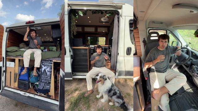 Juanma, un joven que vive en una furgoneta camper: “Me gasto más de 1.000 euros al mes. La gente se piensa que vivir aquí es barato, pero para nada”