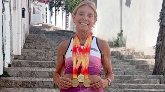 Pepi Sánchez, tricampeona de España de atletismo a los 76 años: "Empecé a hacer deporte a los 58"