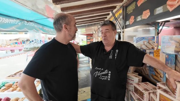 Vicente, vendedor ambulante: "Yo soy de vender, no de despachar; al cliente siempre le entra un poco más en la bolsa"