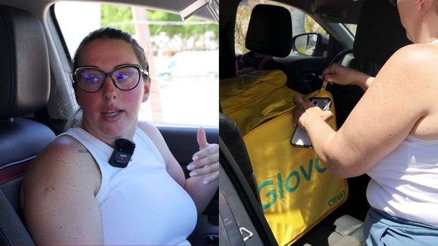Daniela, repartidora de Glovo: “Mi moto, mi ropa y mi mochila las pongo yo. Todos los días echo 8 euros de gasolina, que salen de mi bolsillo” 
