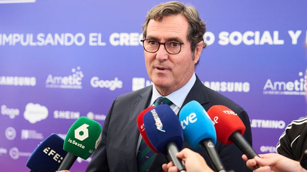 El presidente de CEOE Antonio Garamendi