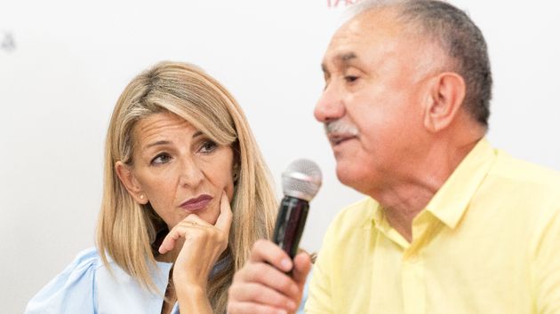 Yolanda Díaz y Pepe Álvarez