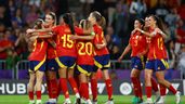 Parte del equipo de la selección española de fútbol
