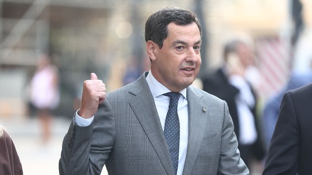 El presidente de la Junta de Andalucía, Juanma Moreno
