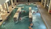 Personas en un balneario