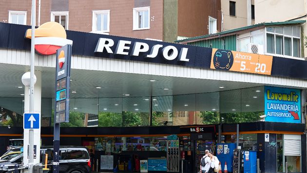 Una gasolinera Repsol