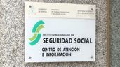 Cartel de una oficina de la Seguridad Social