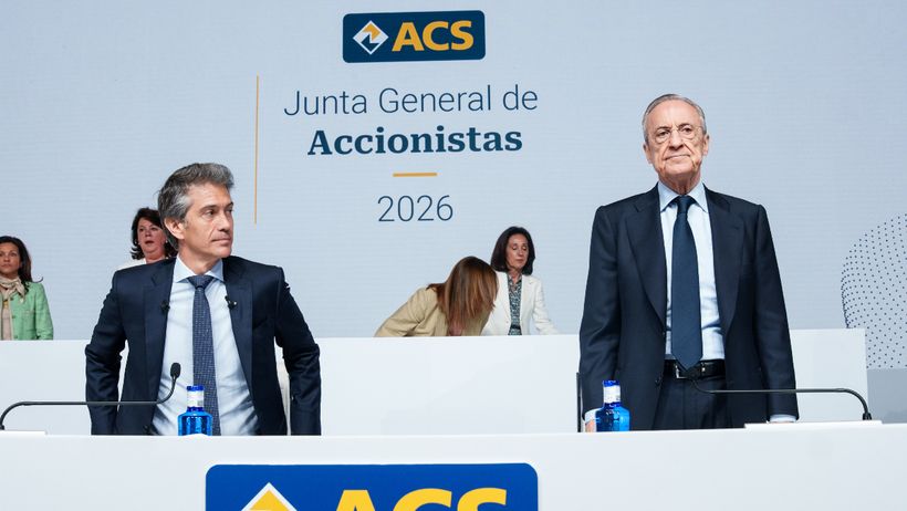 Florentino Pérez gana 23 millones de euros vendiendo acciones de ACS de su plan de incentivos