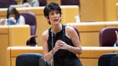 Elma Saiz hablando en el Senado