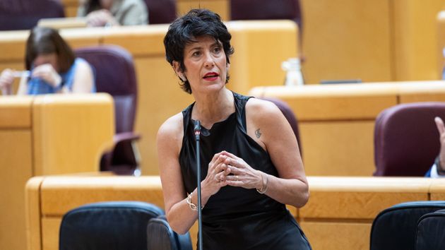 Elma Saiz hablando en el Senado