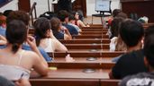 Un grupo de estudiantes en clase