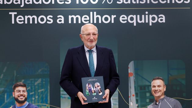 Juan Roig  durante una rueda de prensa