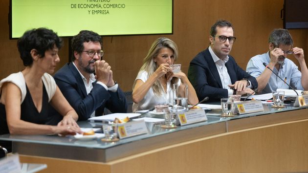 Ministros en la reunión