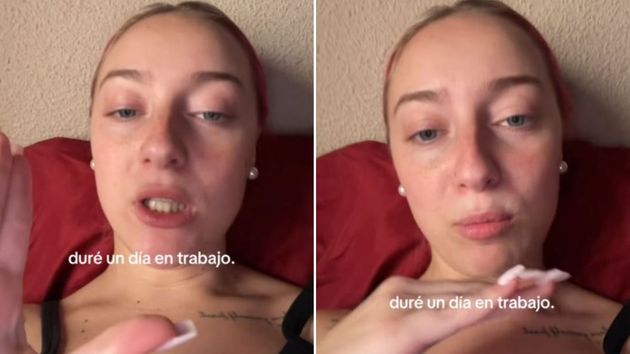 Paula durante el video