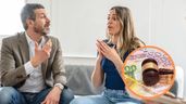 Un hombre y una mujer discutiendo