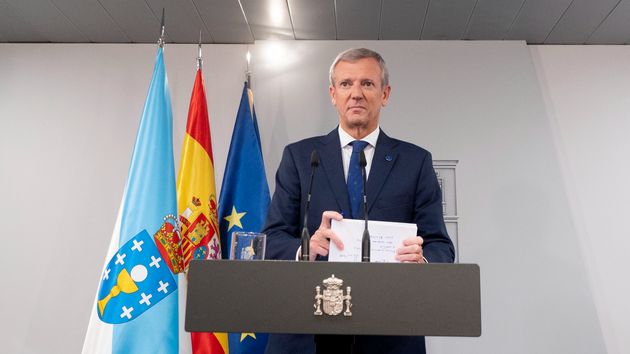 El presidente de la Xunta de Galicia, Alfonso Rueda
