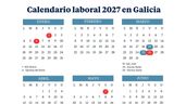Calendario laboral de Galicia 2027