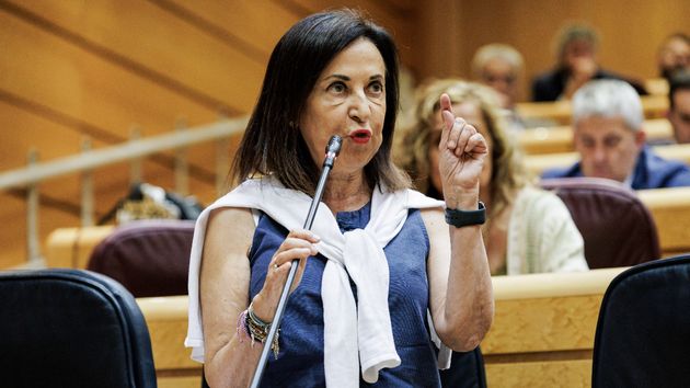 La ministra de Defensa. Margarita Robles 