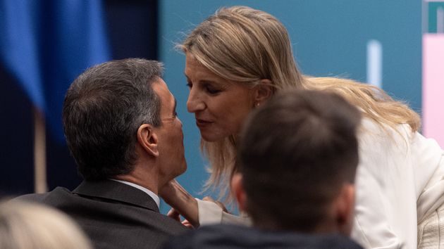 Yolanda Díaz y Pedro Sánchez