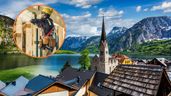 Albañil trabajando sobre fondo de Austria