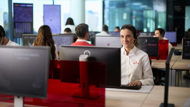Empleados de Verisure en la oficina